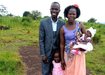 Ssenkaali Godfrey and Family