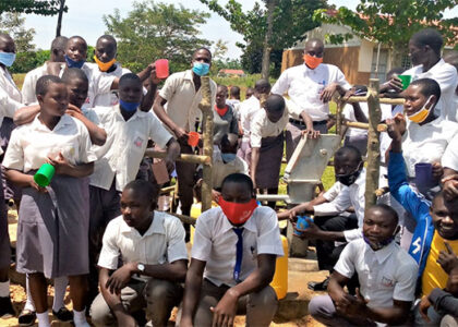 New borehole at Buhehe Senior Secondary School